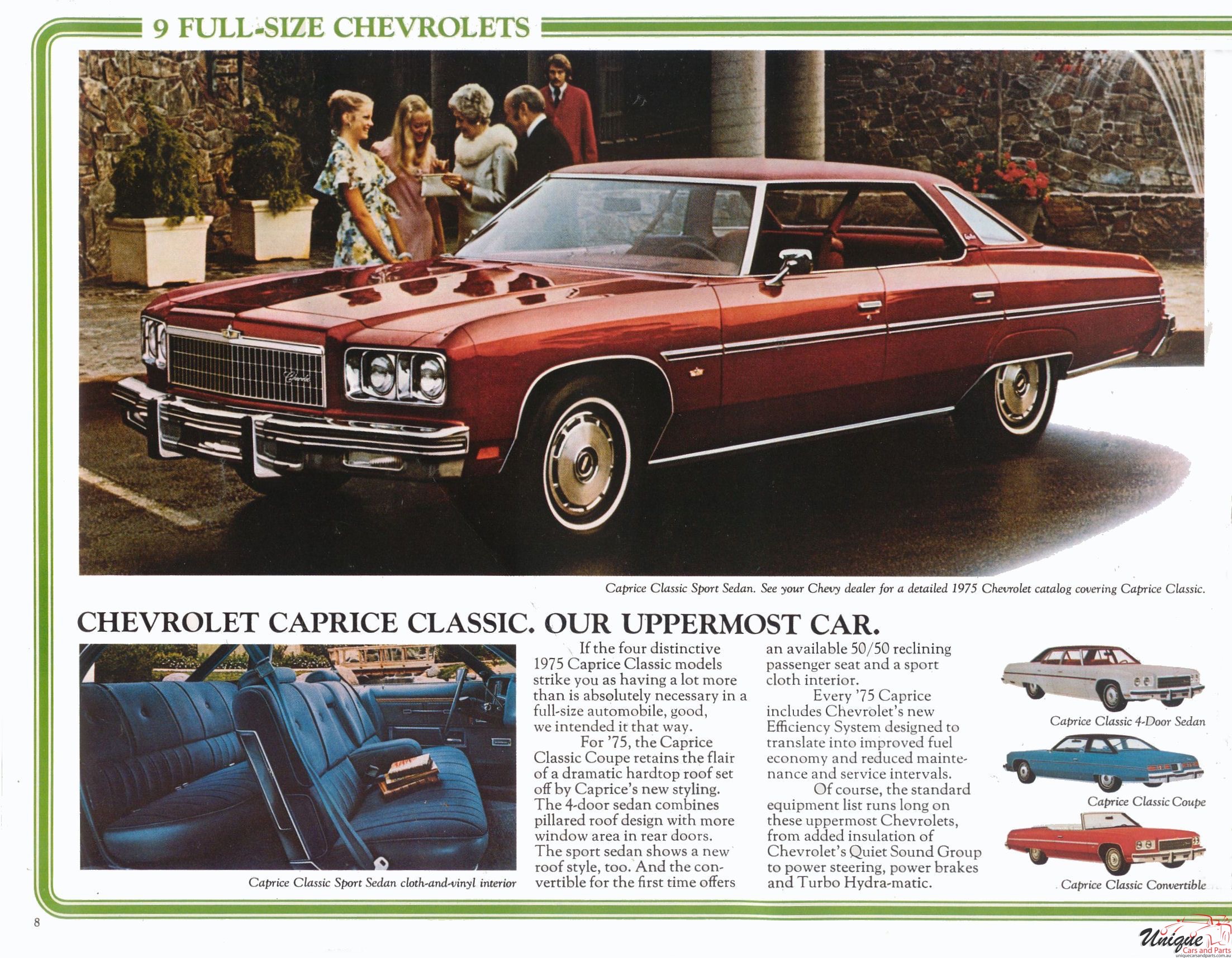1975 Chevrolet Full-Line Brochure Page 15
